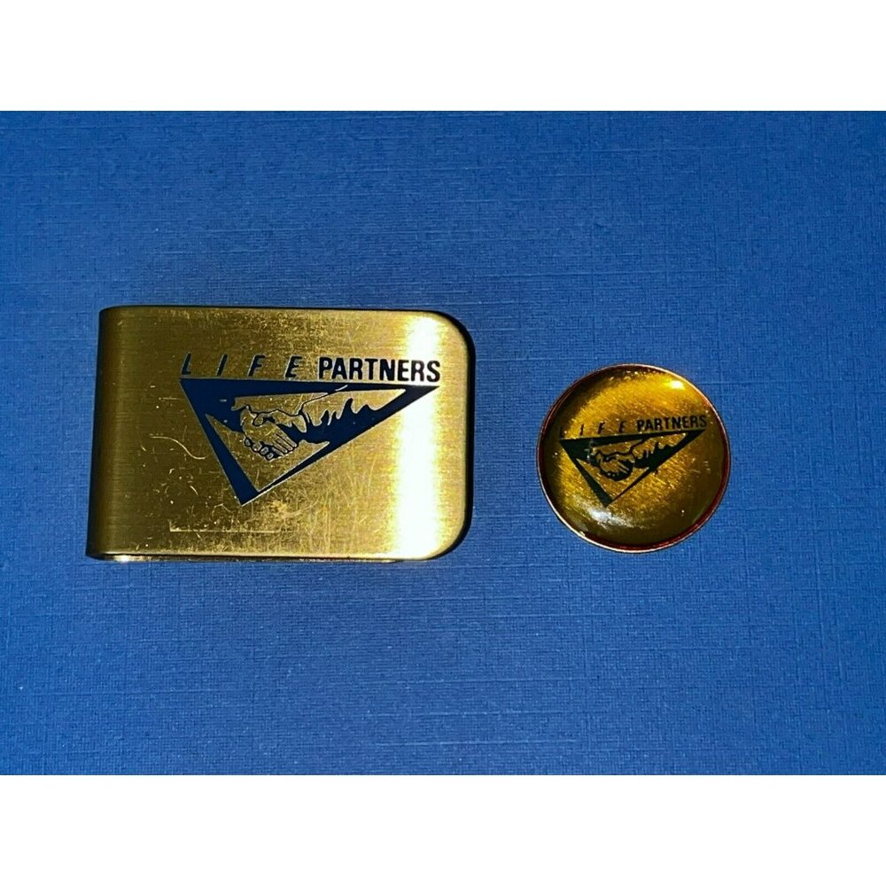 Life Partners Club Member golf ball marker & money clip PGA collectible